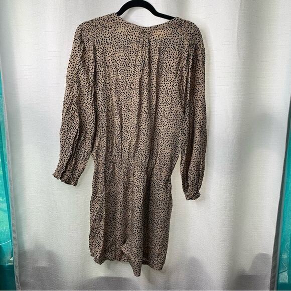 Anthropologie BeachGold polka dot romper size medium blogger favorite Chelsea‎ - Picture 4 of 8